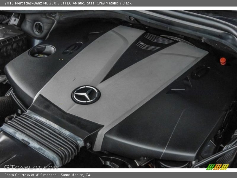 Steel Grey Metallic / Black 2013 Mercedes-Benz ML 350 BlueTEC 4Matic
