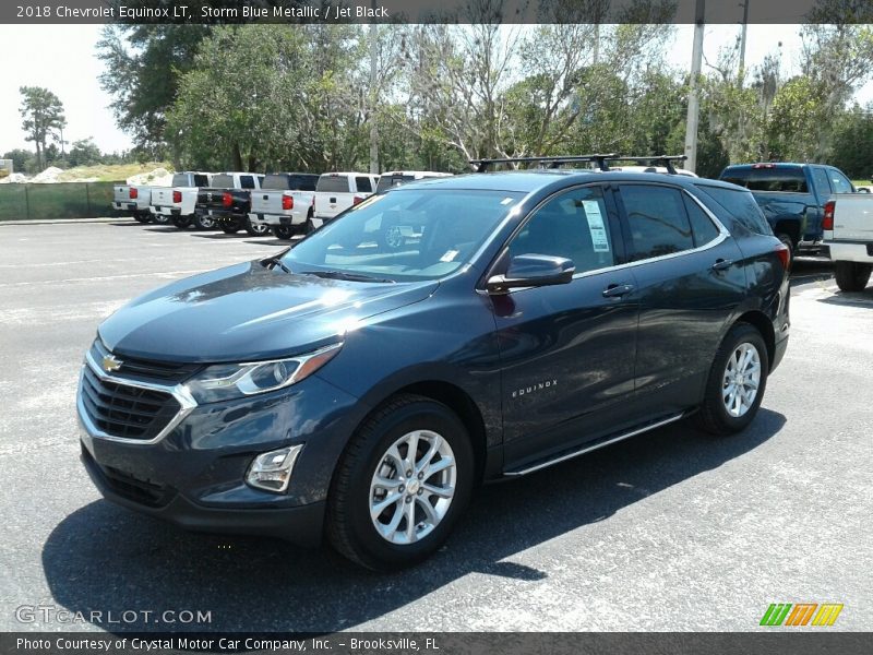 Storm Blue Metallic / Jet Black 2018 Chevrolet Equinox LT