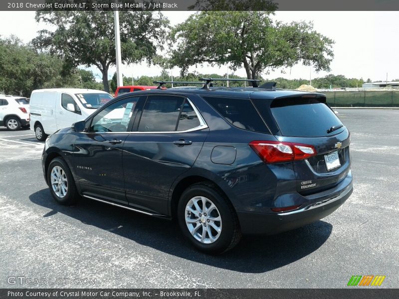 Storm Blue Metallic / Jet Black 2018 Chevrolet Equinox LT
