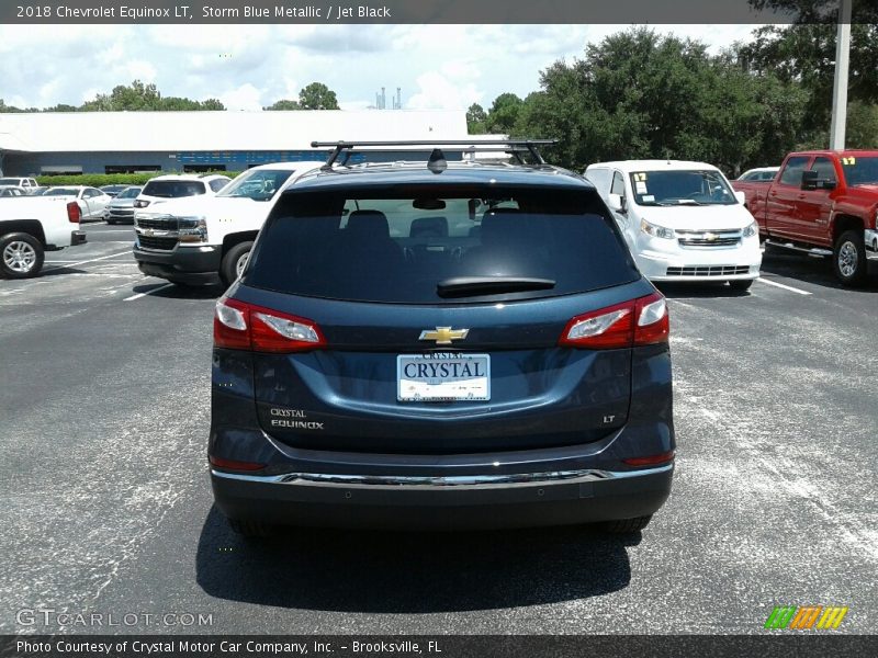 Storm Blue Metallic / Jet Black 2018 Chevrolet Equinox LT