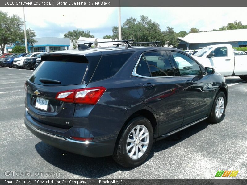 Storm Blue Metallic / Jet Black 2018 Chevrolet Equinox LT