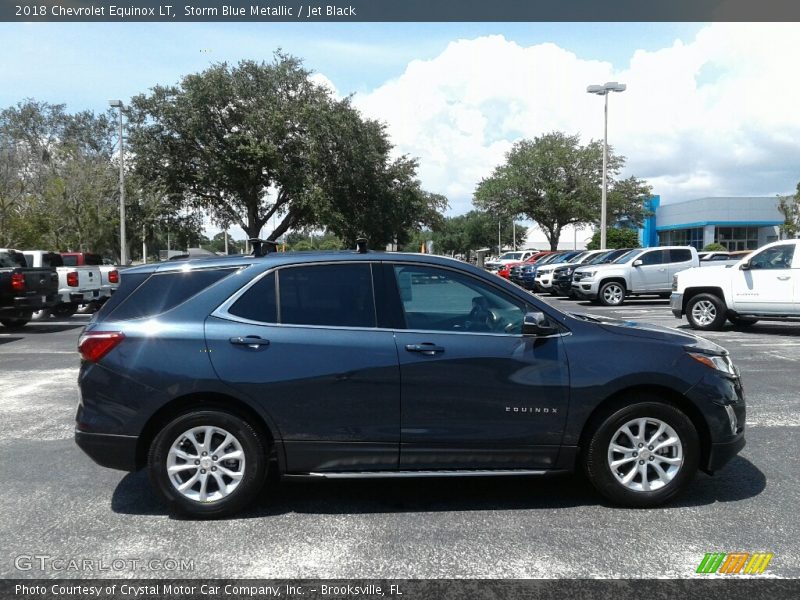 Storm Blue Metallic / Jet Black 2018 Chevrolet Equinox LT