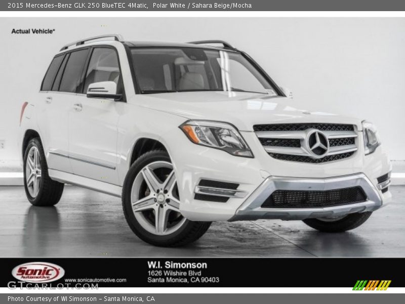 Polar White / Sahara Beige/Mocha 2015 Mercedes-Benz GLK 250 BlueTEC 4Matic