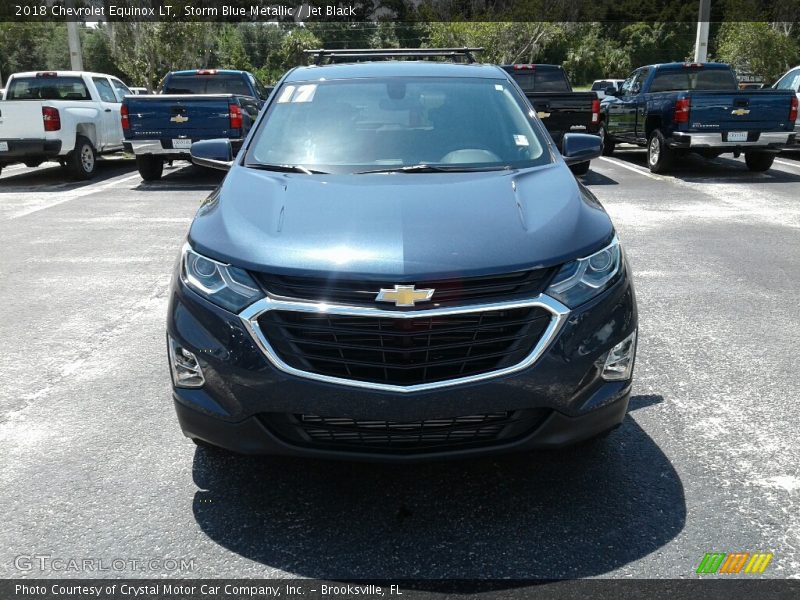 Storm Blue Metallic / Jet Black 2018 Chevrolet Equinox LT