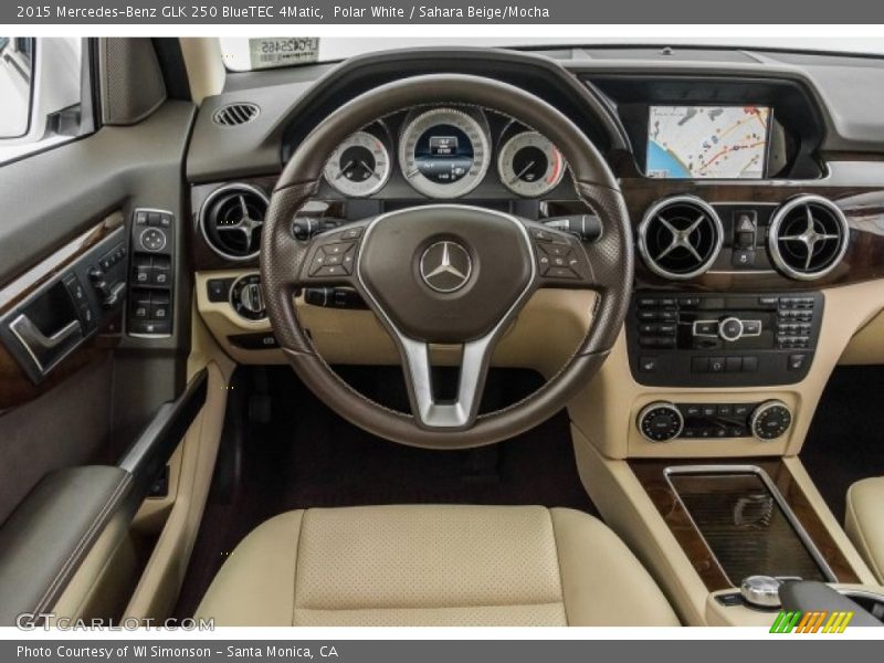 Polar White / Sahara Beige/Mocha 2015 Mercedes-Benz GLK 250 BlueTEC 4Matic