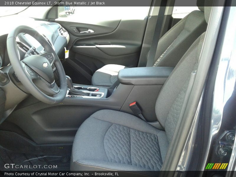 Storm Blue Metallic / Jet Black 2018 Chevrolet Equinox LT