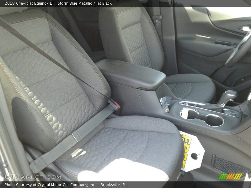 Storm Blue Metallic / Jet Black 2018 Chevrolet Equinox LT