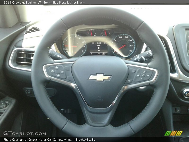 Storm Blue Metallic / Jet Black 2018 Chevrolet Equinox LT