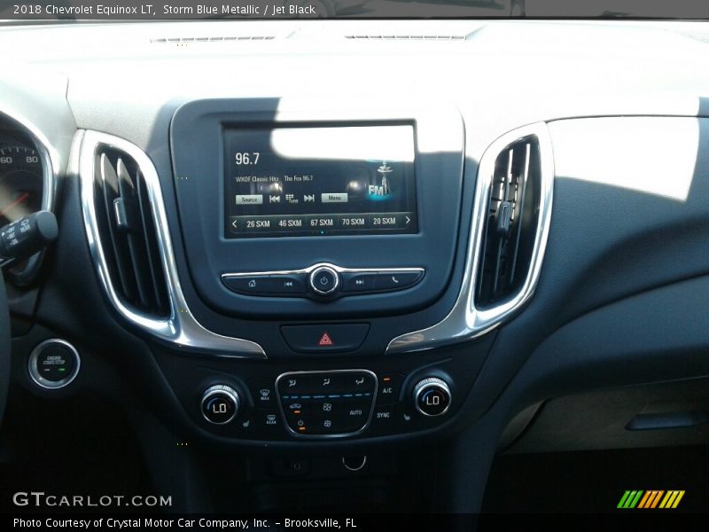 Storm Blue Metallic / Jet Black 2018 Chevrolet Equinox LT