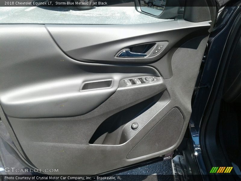 Storm Blue Metallic / Jet Black 2018 Chevrolet Equinox LT