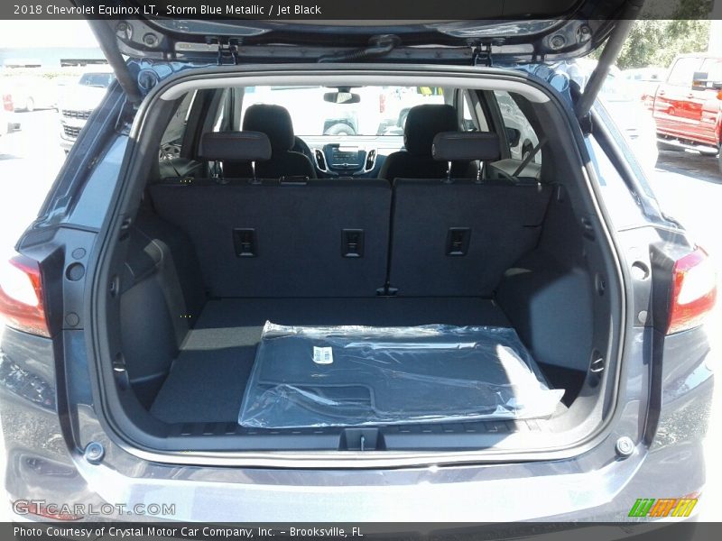 Storm Blue Metallic / Jet Black 2018 Chevrolet Equinox LT