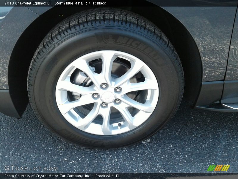 Storm Blue Metallic / Jet Black 2018 Chevrolet Equinox LT