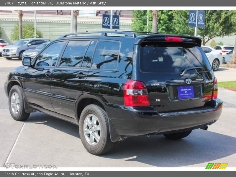 Bluestone Metallic / Ash Gray 2007 Toyota Highlander V6