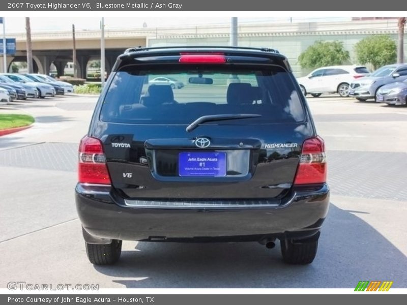 Bluestone Metallic / Ash Gray 2007 Toyota Highlander V6