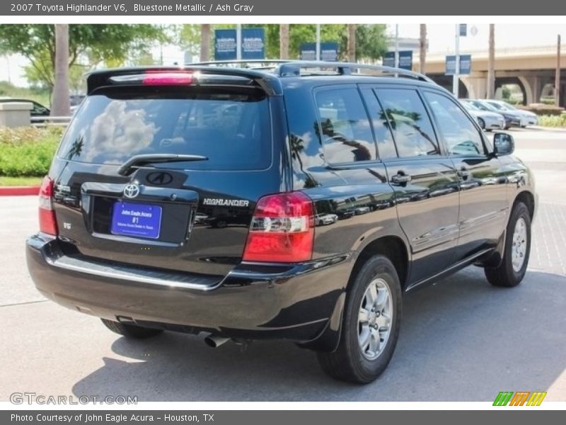 Bluestone Metallic / Ash Gray 2007 Toyota Highlander V6