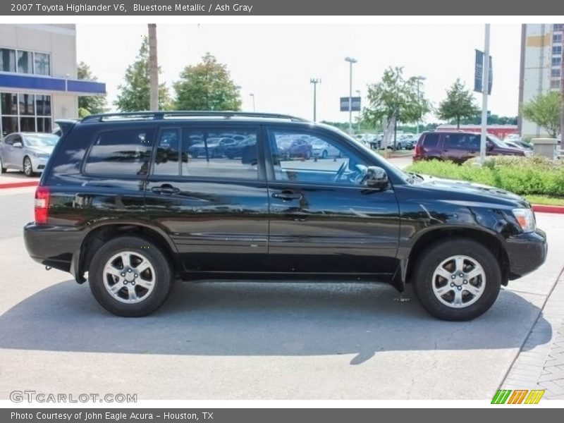 Bluestone Metallic / Ash Gray 2007 Toyota Highlander V6