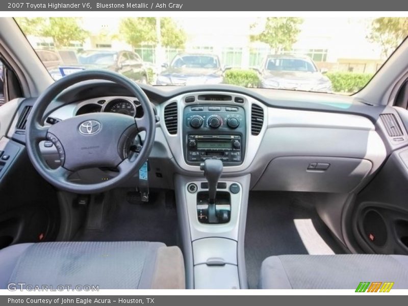 Bluestone Metallic / Ash Gray 2007 Toyota Highlander V6