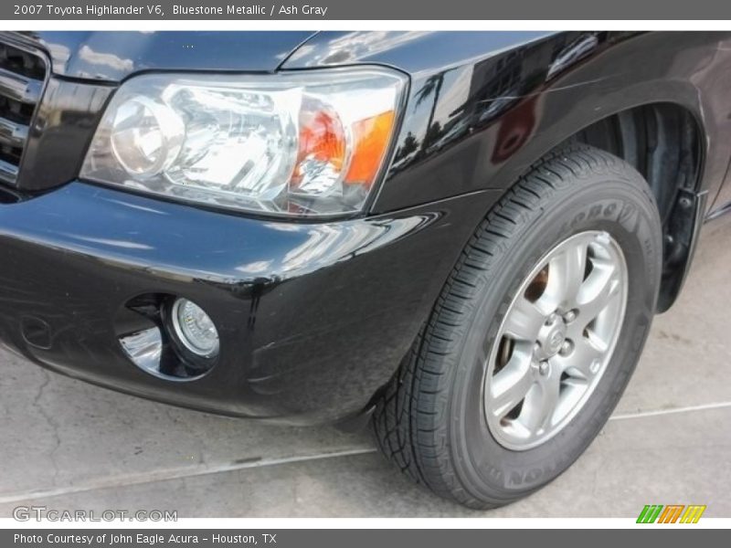 Bluestone Metallic / Ash Gray 2007 Toyota Highlander V6