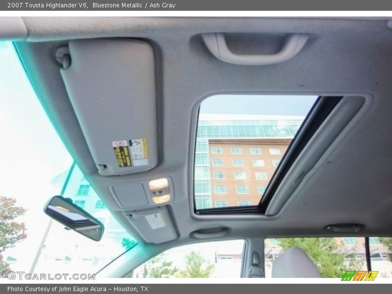 Bluestone Metallic / Ash Gray 2007 Toyota Highlander V6