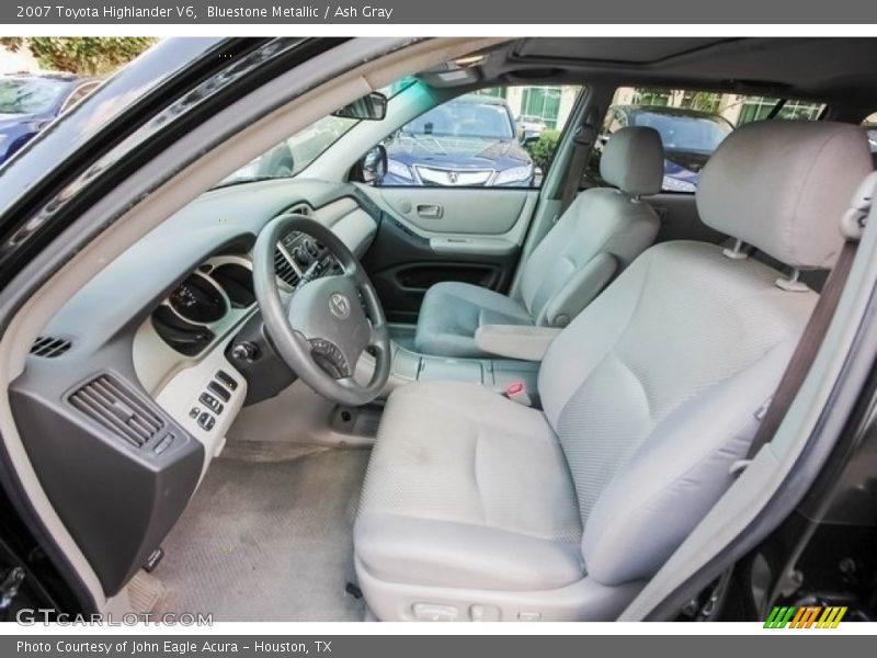Bluestone Metallic / Ash Gray 2007 Toyota Highlander V6