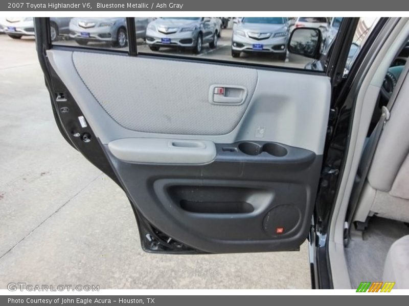 Bluestone Metallic / Ash Gray 2007 Toyota Highlander V6