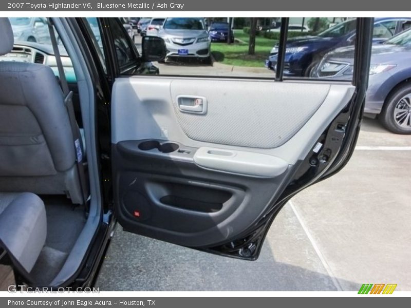 Bluestone Metallic / Ash Gray 2007 Toyota Highlander V6