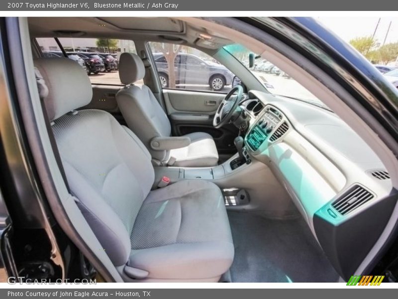 Bluestone Metallic / Ash Gray 2007 Toyota Highlander V6