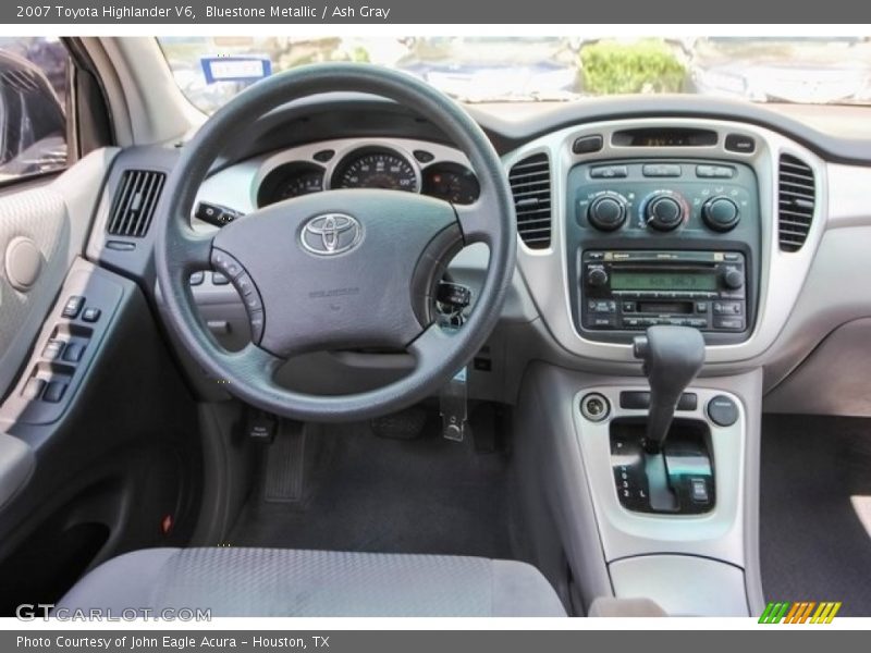 Bluestone Metallic / Ash Gray 2007 Toyota Highlander V6