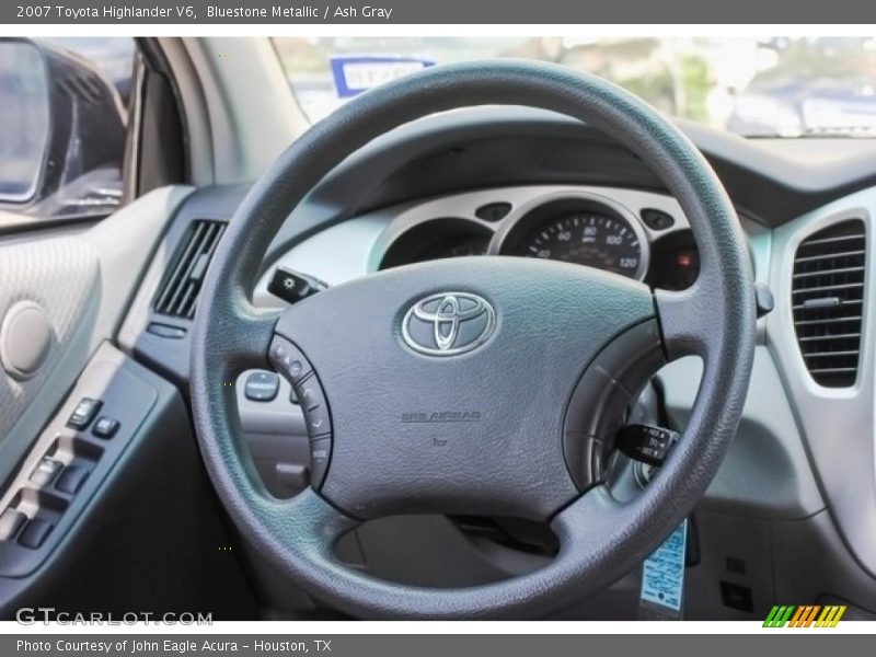 Bluestone Metallic / Ash Gray 2007 Toyota Highlander V6