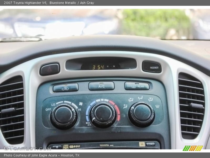 Bluestone Metallic / Ash Gray 2007 Toyota Highlander V6