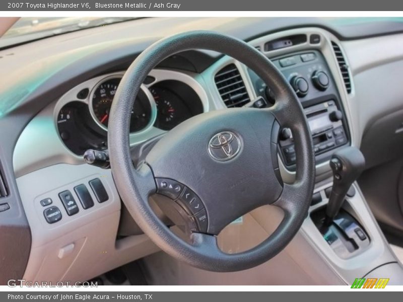Bluestone Metallic / Ash Gray 2007 Toyota Highlander V6