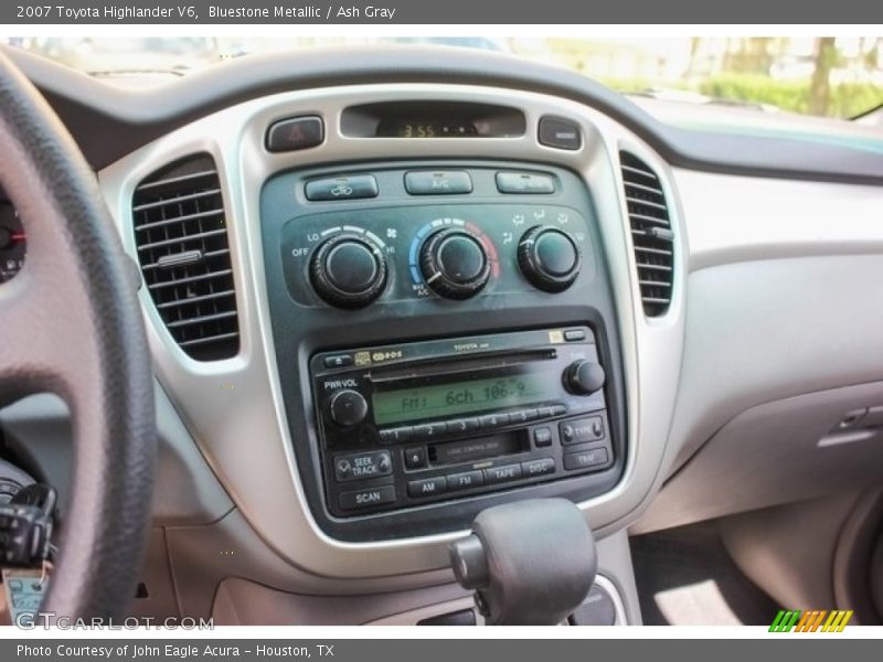 Bluestone Metallic / Ash Gray 2007 Toyota Highlander V6