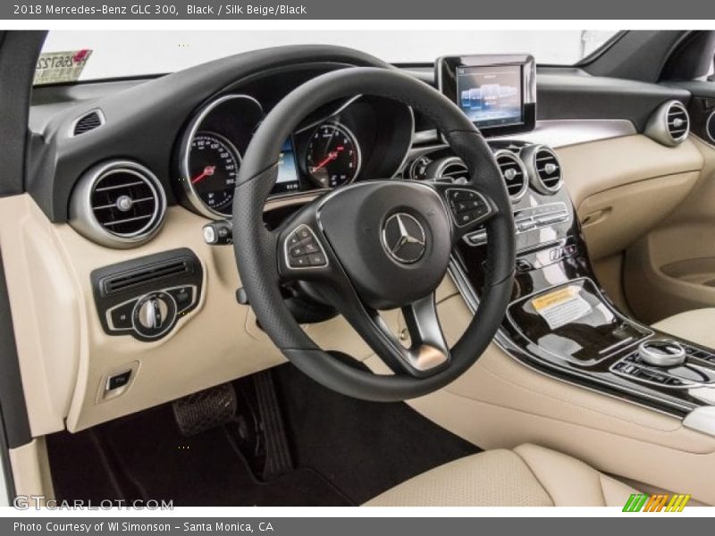 Black / Silk Beige/Black 2018 Mercedes-Benz GLC 300