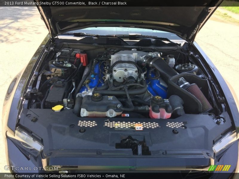  2013 Mustang Shelby GT500 Convertible Engine - 5.8 Liter Supercharged DOHC 32-Valve Ti-VCT V8