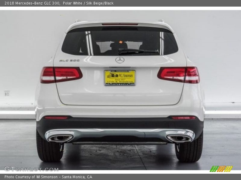 Polar White / Silk Beige/Black 2018 Mercedes-Benz GLC 300