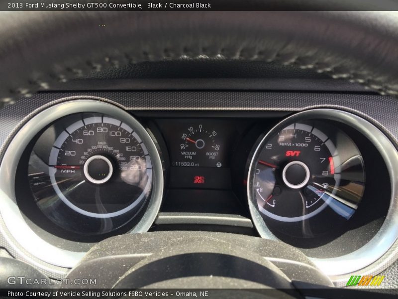  2013 Mustang Shelby GT500 Convertible Shelby GT500 Convertible Gauges