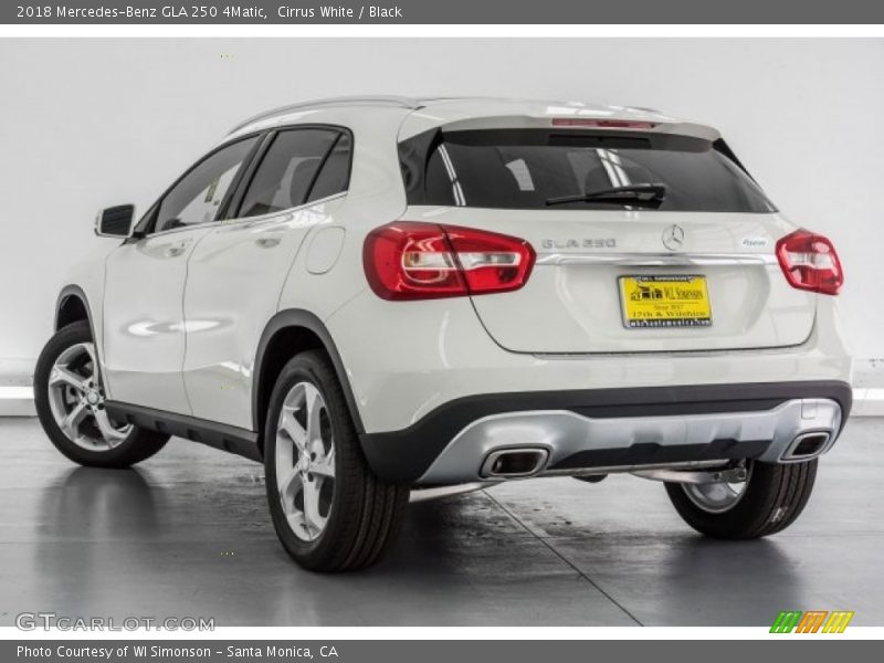 Cirrus White / Black 2018 Mercedes-Benz GLA 250 4Matic