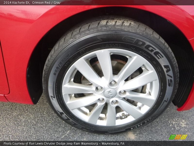 Crimson Red / Gray 2014 Kia Forte EX