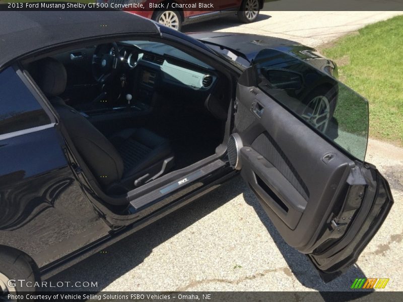 Black / Charcoal Black 2013 Ford Mustang Shelby GT500 Convertible