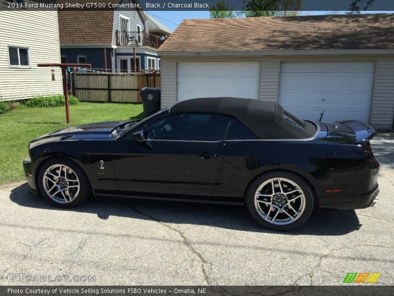 Black / Charcoal Black 2013 Ford Mustang Shelby GT500 Convertible