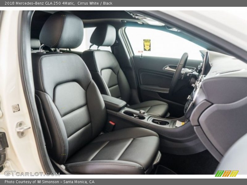 Cirrus White / Black 2018 Mercedes-Benz GLA 250 4Matic