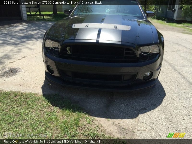 Black / Charcoal Black 2013 Ford Mustang Shelby GT500 Convertible