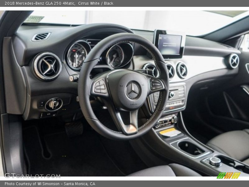 Cirrus White / Black 2018 Mercedes-Benz GLA 250 4Matic