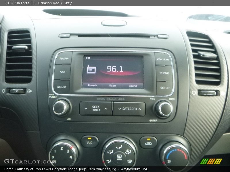 Crimson Red / Gray 2014 Kia Forte EX