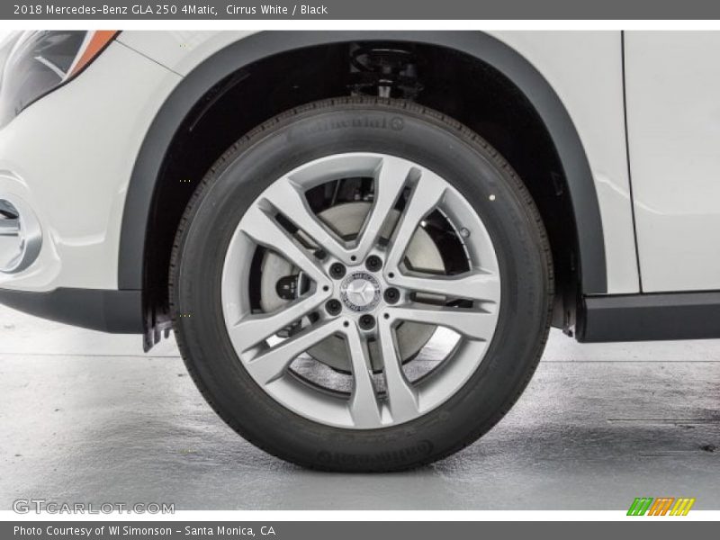 Cirrus White / Black 2018 Mercedes-Benz GLA 250 4Matic