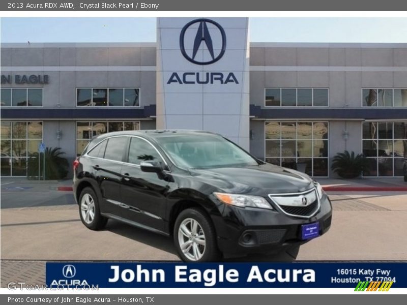 Crystal Black Pearl / Ebony 2013 Acura RDX AWD