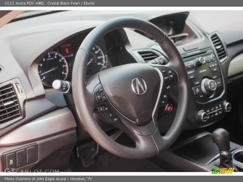 Crystal Black Pearl / Ebony 2013 Acura RDX AWD
