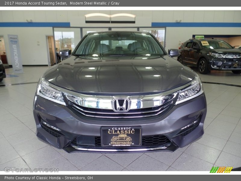 Modern Steel Metallic / Gray 2017 Honda Accord Touring Sedan