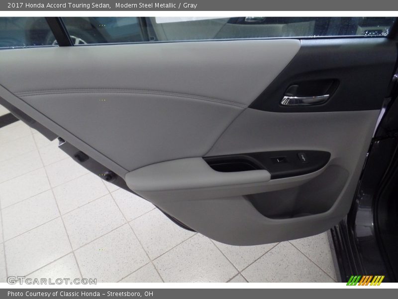 Modern Steel Metallic / Gray 2017 Honda Accord Touring Sedan