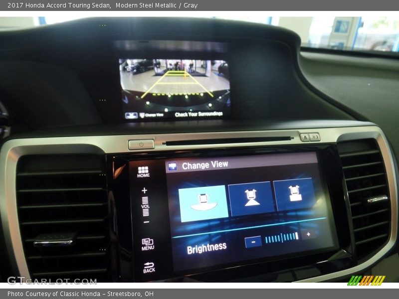 Modern Steel Metallic / Gray 2017 Honda Accord Touring Sedan